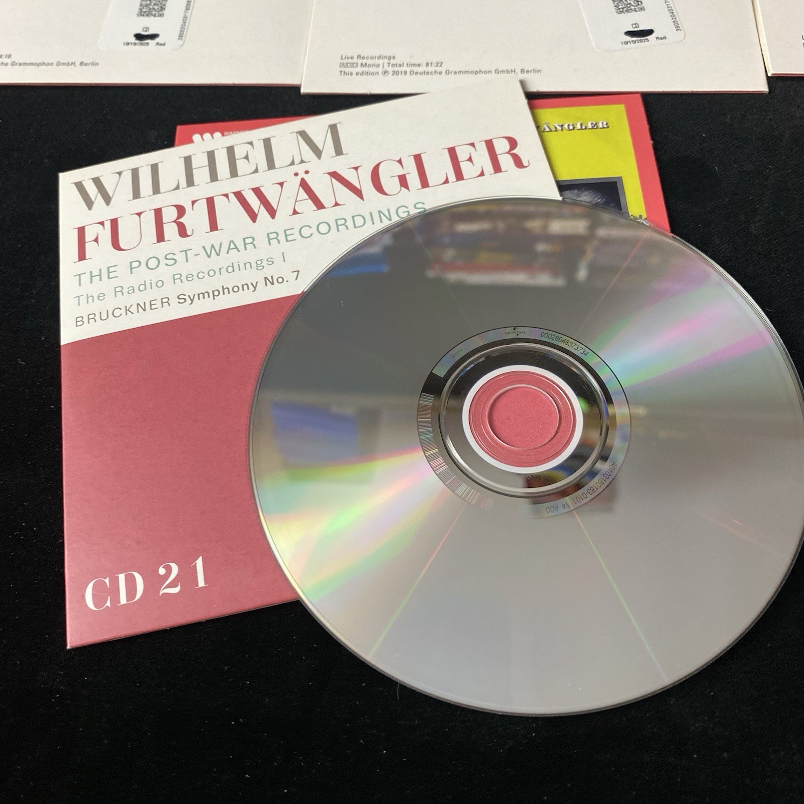 9 Wilhelm Furtwängler Warner Classics CDs Wartime Post-War Radio No Box