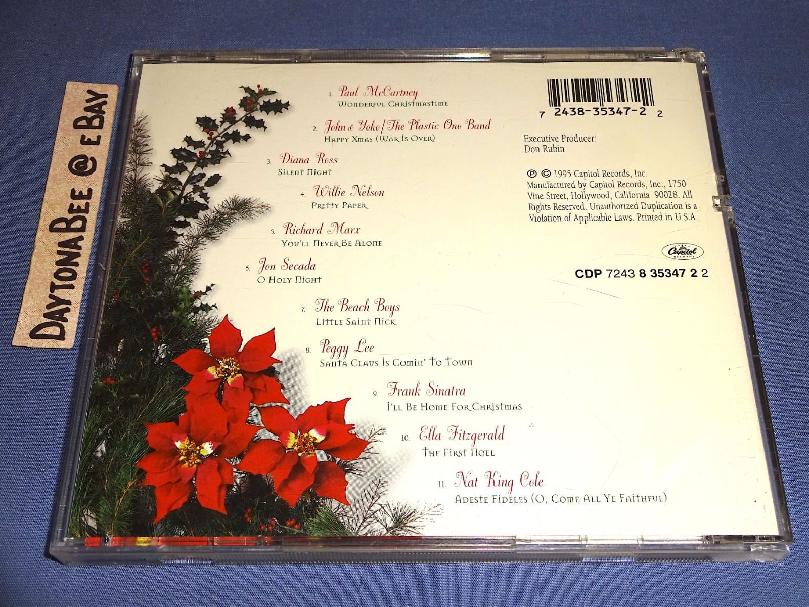 Superstars Of Christmas 1995 Paul McCartney John Lennon Yoko Ono Willie Nelson
