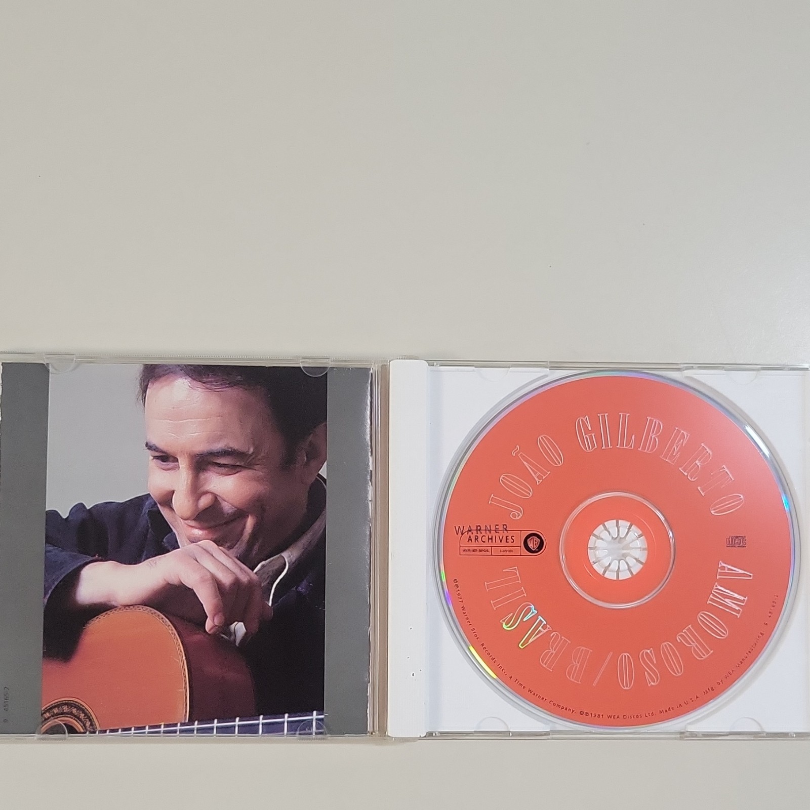 Warner Archives João Gilberto Amoroso/Brasil CD 1981 Latin Bossa Nova