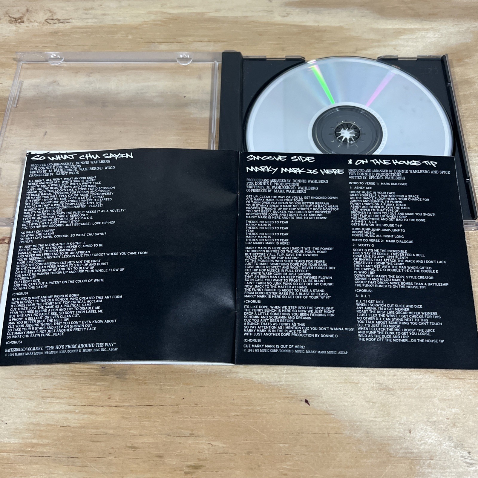 Marky Mark And The Funky Bunch - Music For The People CD Rock Rap Funk Free Ship