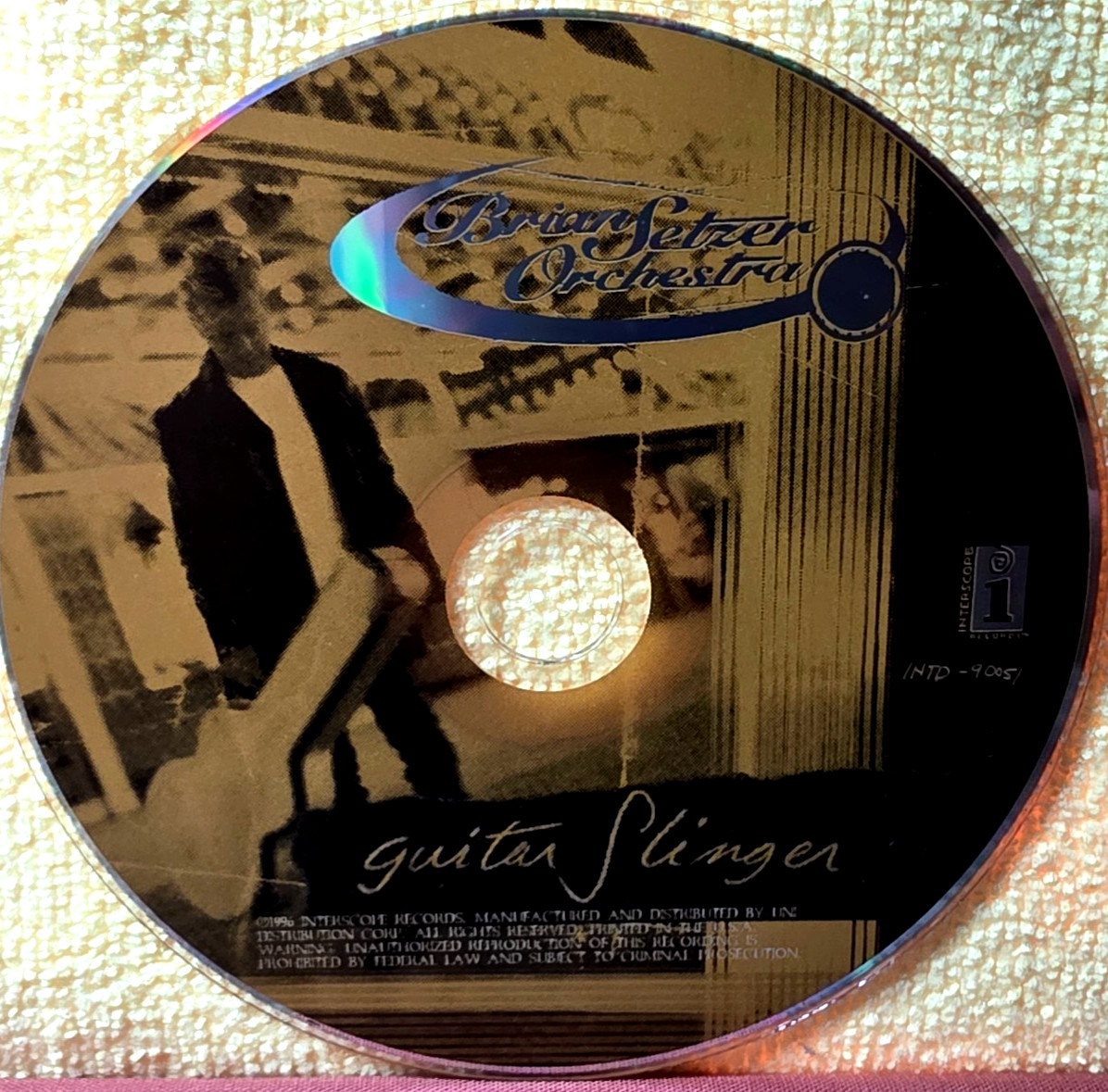 Brian Setzer Orchestra Guitar Slinger CD Interscope 1996 EXCELLENT / FREE SHIP