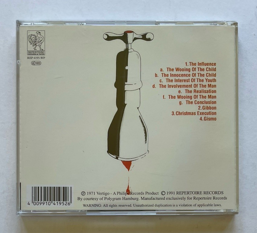 Ben (CD, 1991, Repertoire) 1970's British Prog/Jazz Vertigo Label
