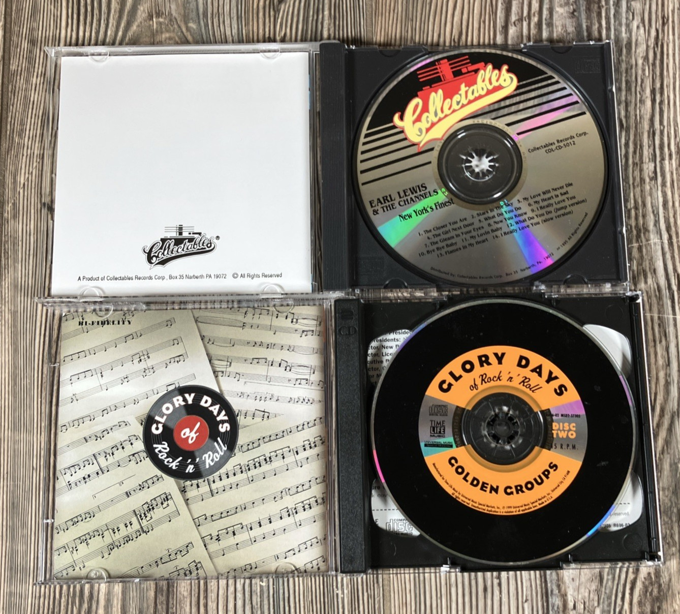Doo Wop Golden Oldies Music CD 7 Lot Earls, Dell Vikings, Drifters, Cadillacs