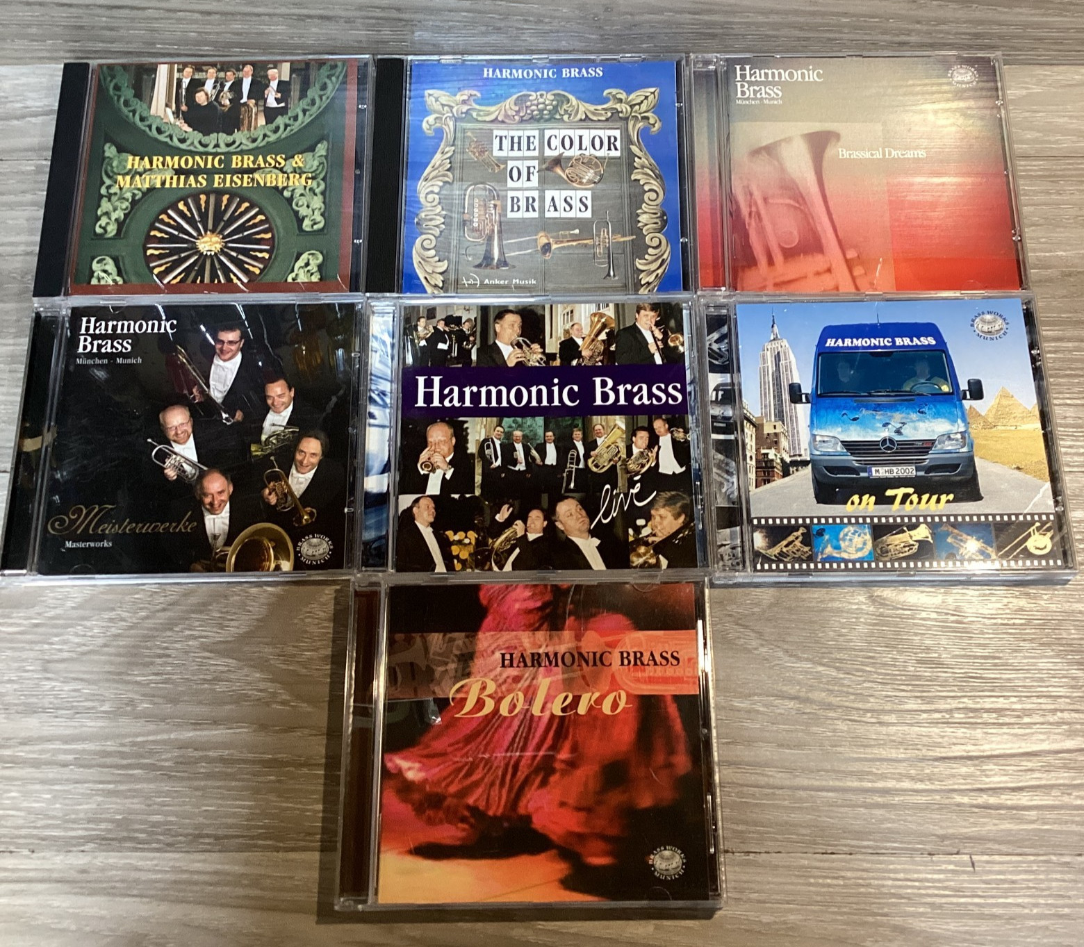 Harmonic Brass München 7 CD Lot Classical Quintet Bolero Meisterwerke Live RARE