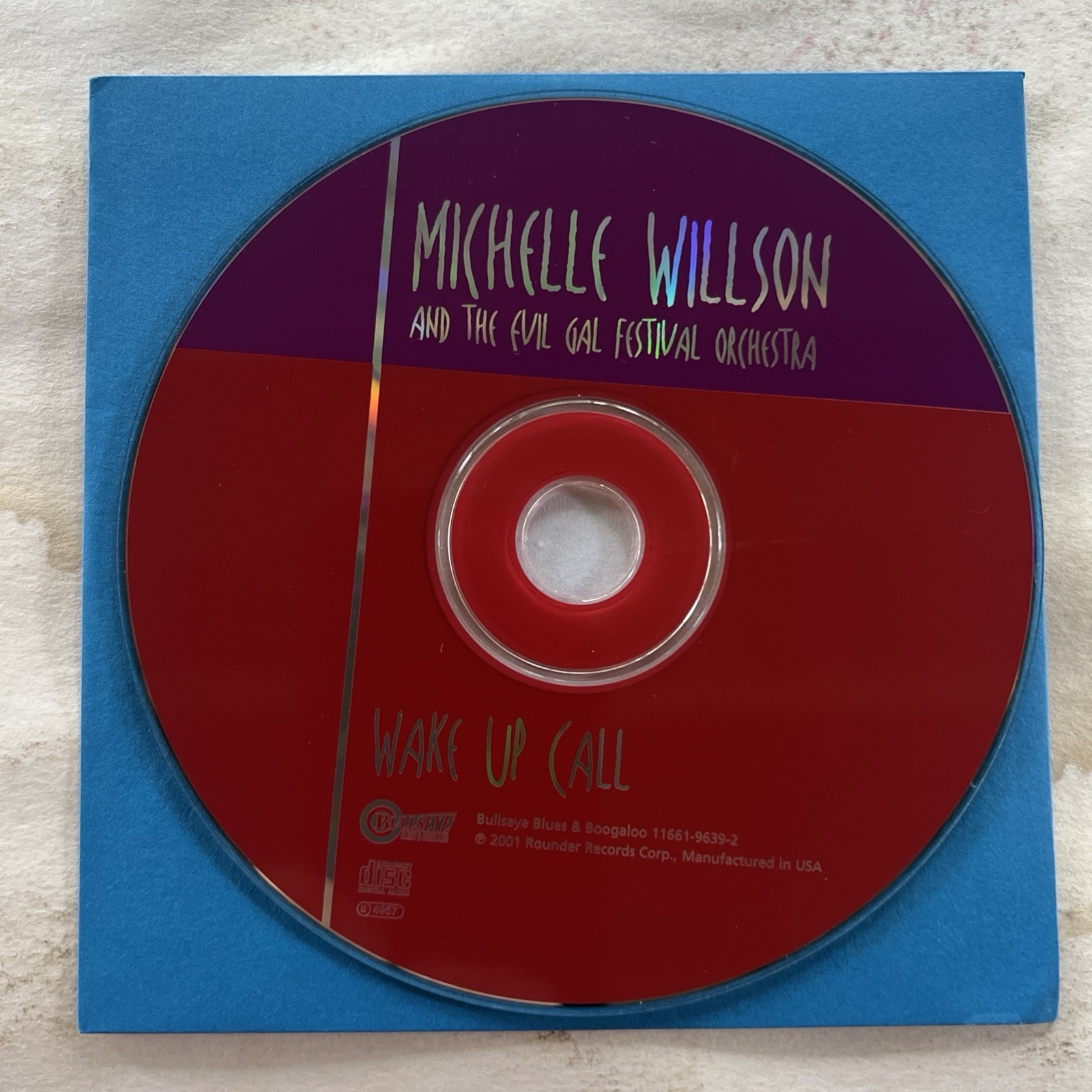 Michelle Wilson and The Evil Gal Festival Orchestra - Wake Up Cal Disk Only