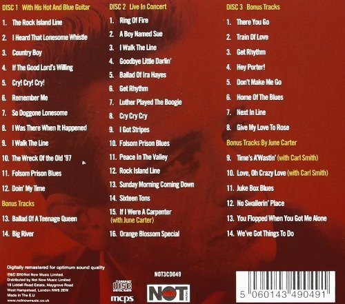 Johnny Cash - The Very Best Of 3 CD Set - NEW