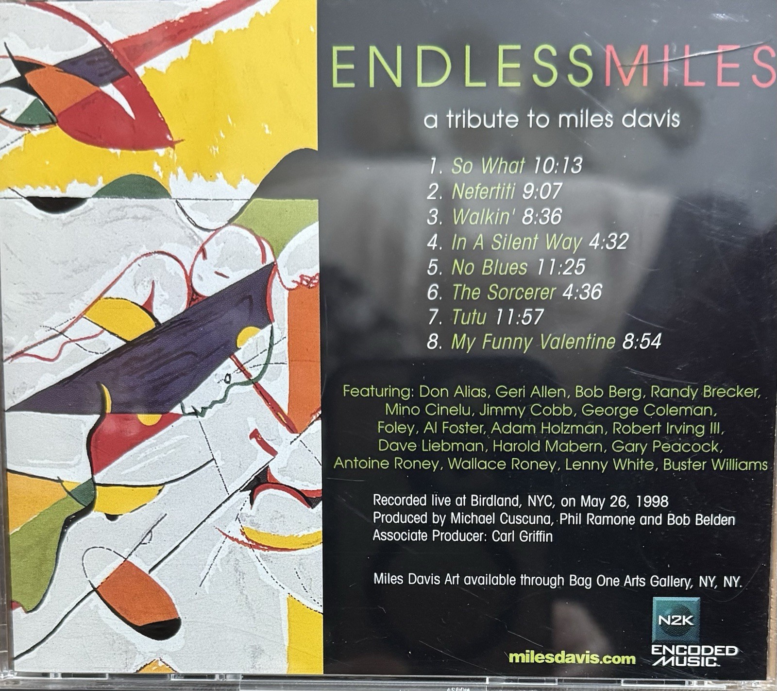 Endless Miles: Tribute to Miles Davis by Various (CD, 1998)