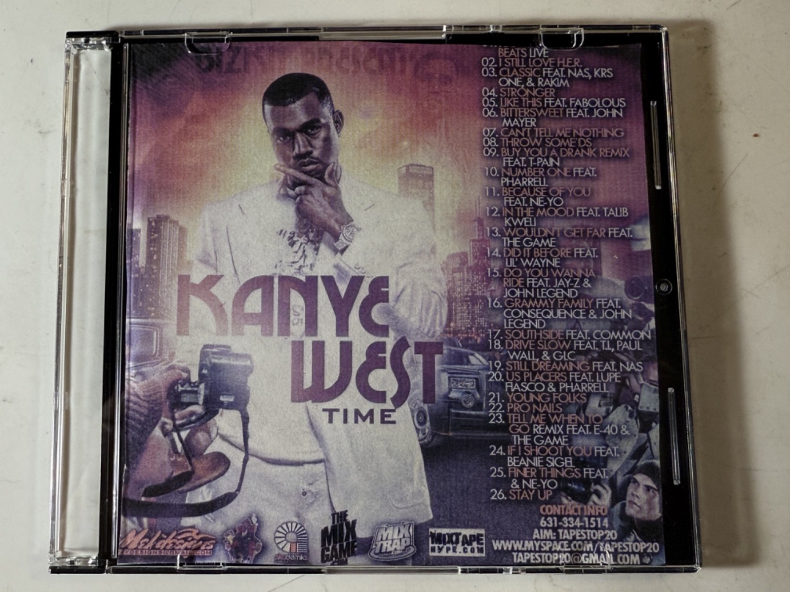 KANYE WEST - KANYE WEST TIME - HIP HOP RAP MIXTAPE MIX