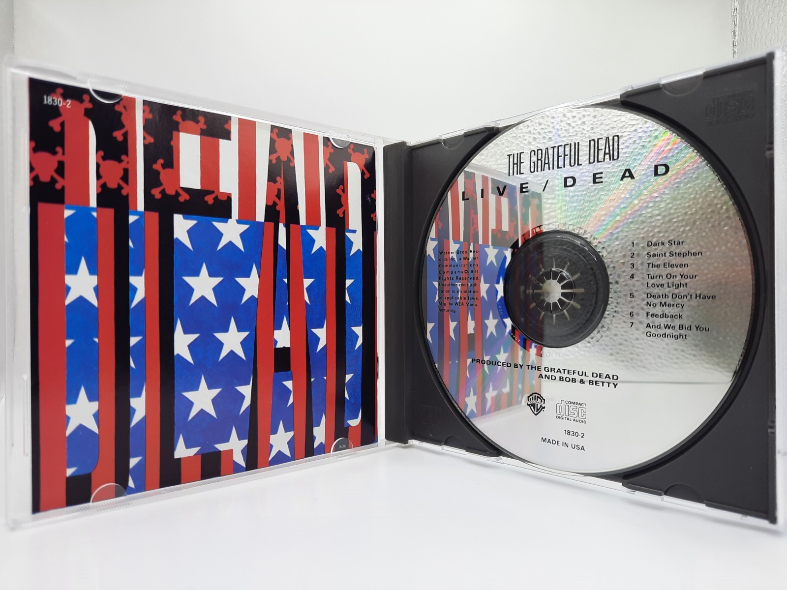 The Grateful Dead - Live/Dead (CD, 1969, Warner Bros.) 1830-2