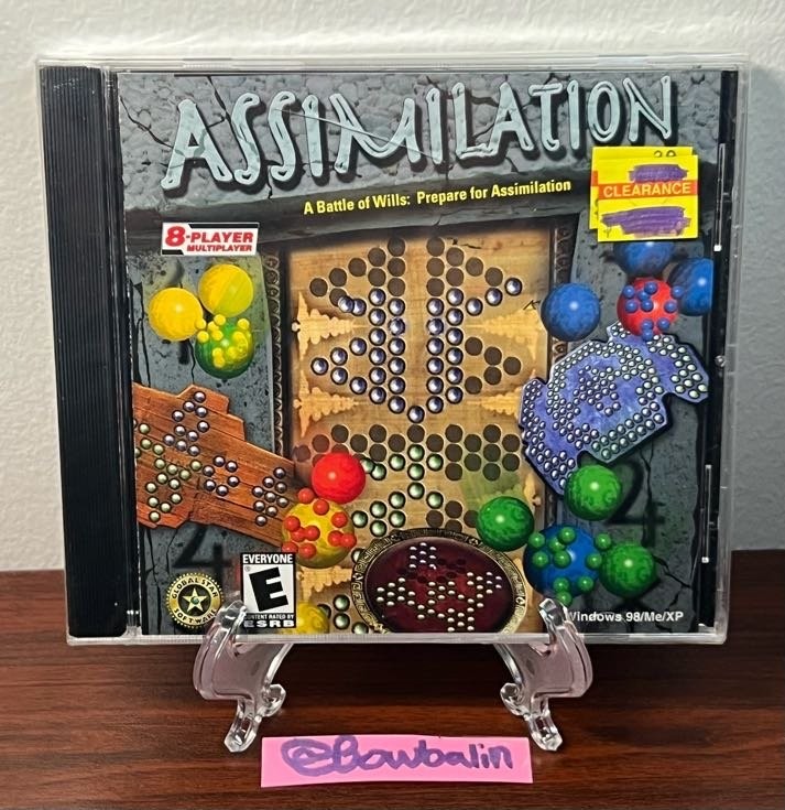 Assimilation PC CD-ROM Game 2001 Global Star Software Puzzle Strategy Sealed NEW