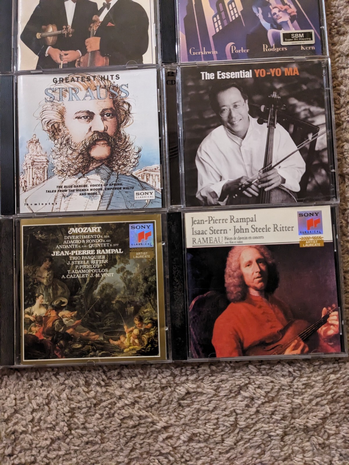 lot of 24 sony time life classical cd's Strauss Itzhak Perlman Yo-Yo Ma Wagner