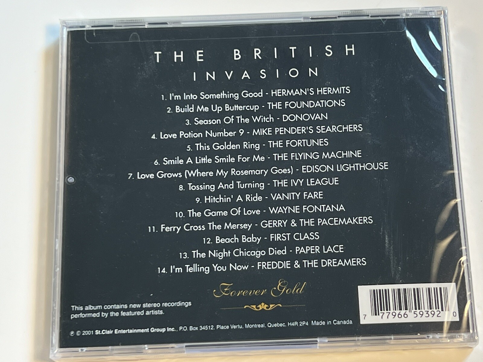 The British Invasion Forever Gold Various Artists New!