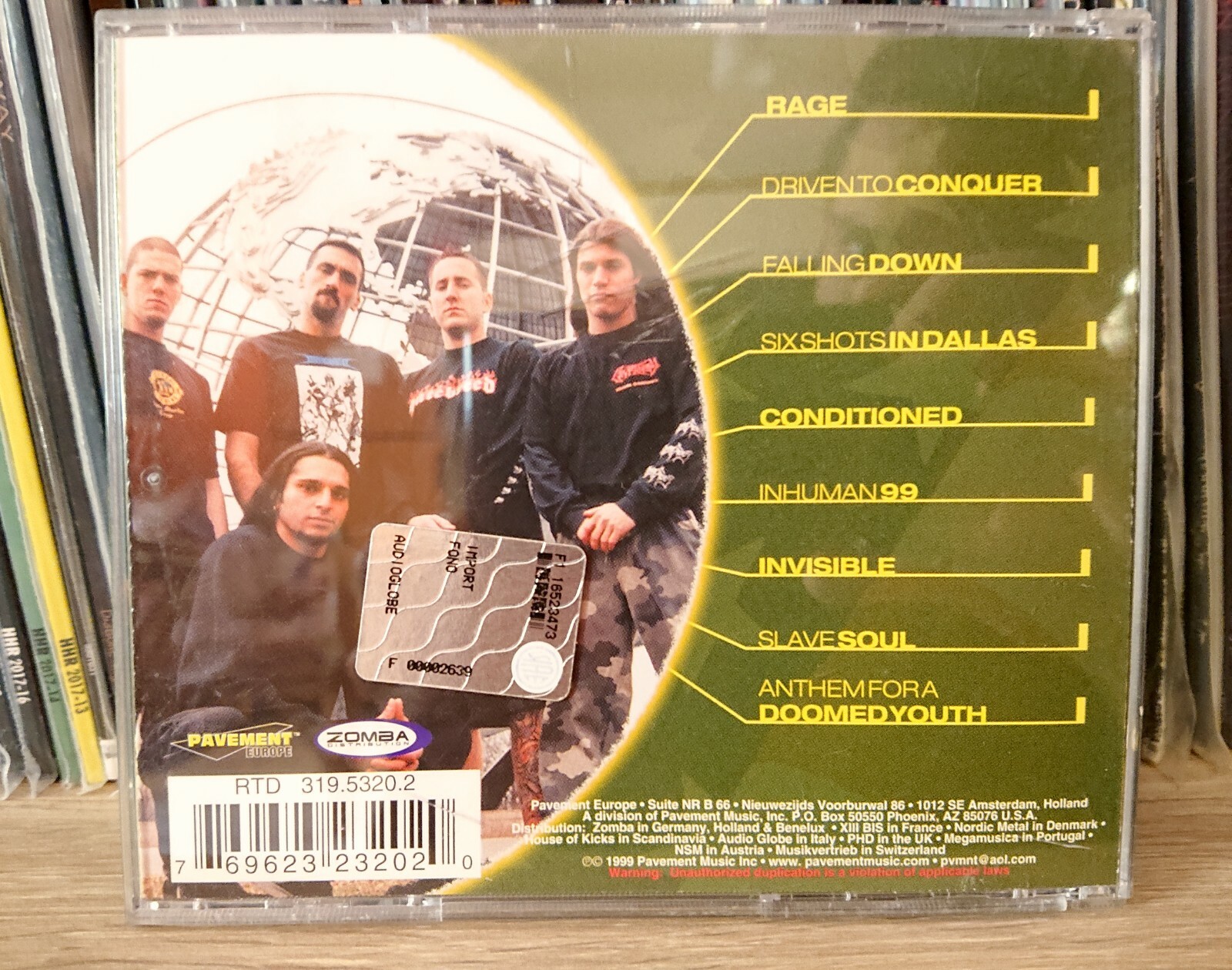 Internal Bleeding ‎– Driven To Conquer 1999 CD