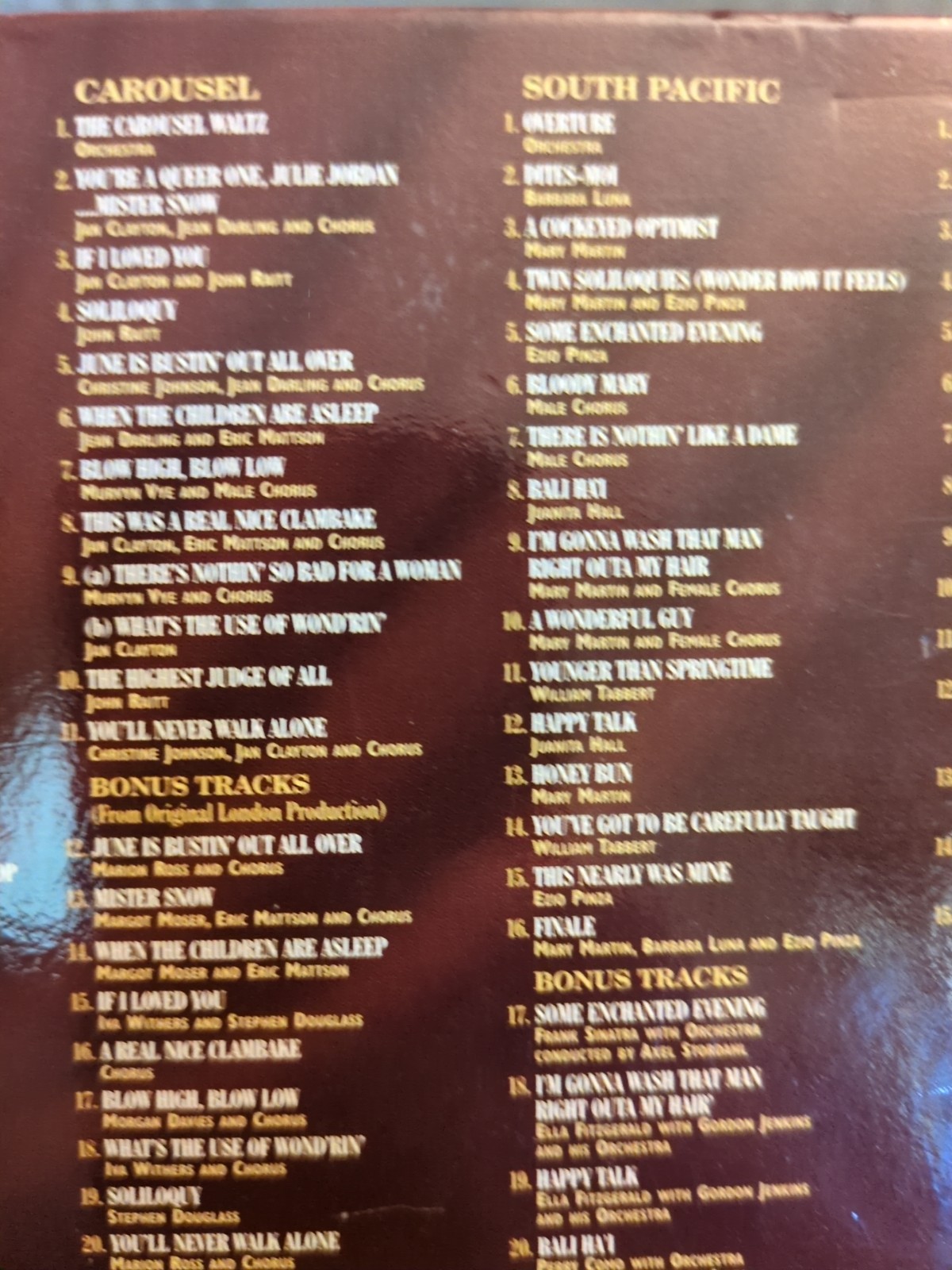Broadway 154 Original Recordings 8 CD Set Prism Leisure UK 2002