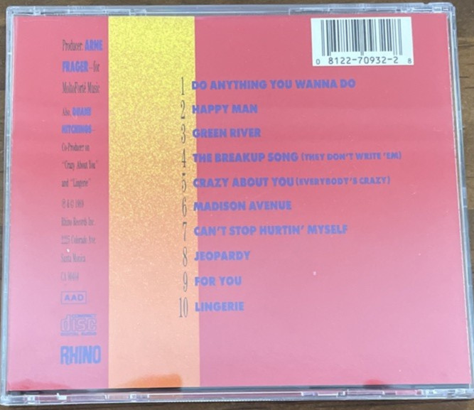 Greg Kihn - Unkihntrollable Live CD 1989 Rhino 80s Rock Original OOP RARE