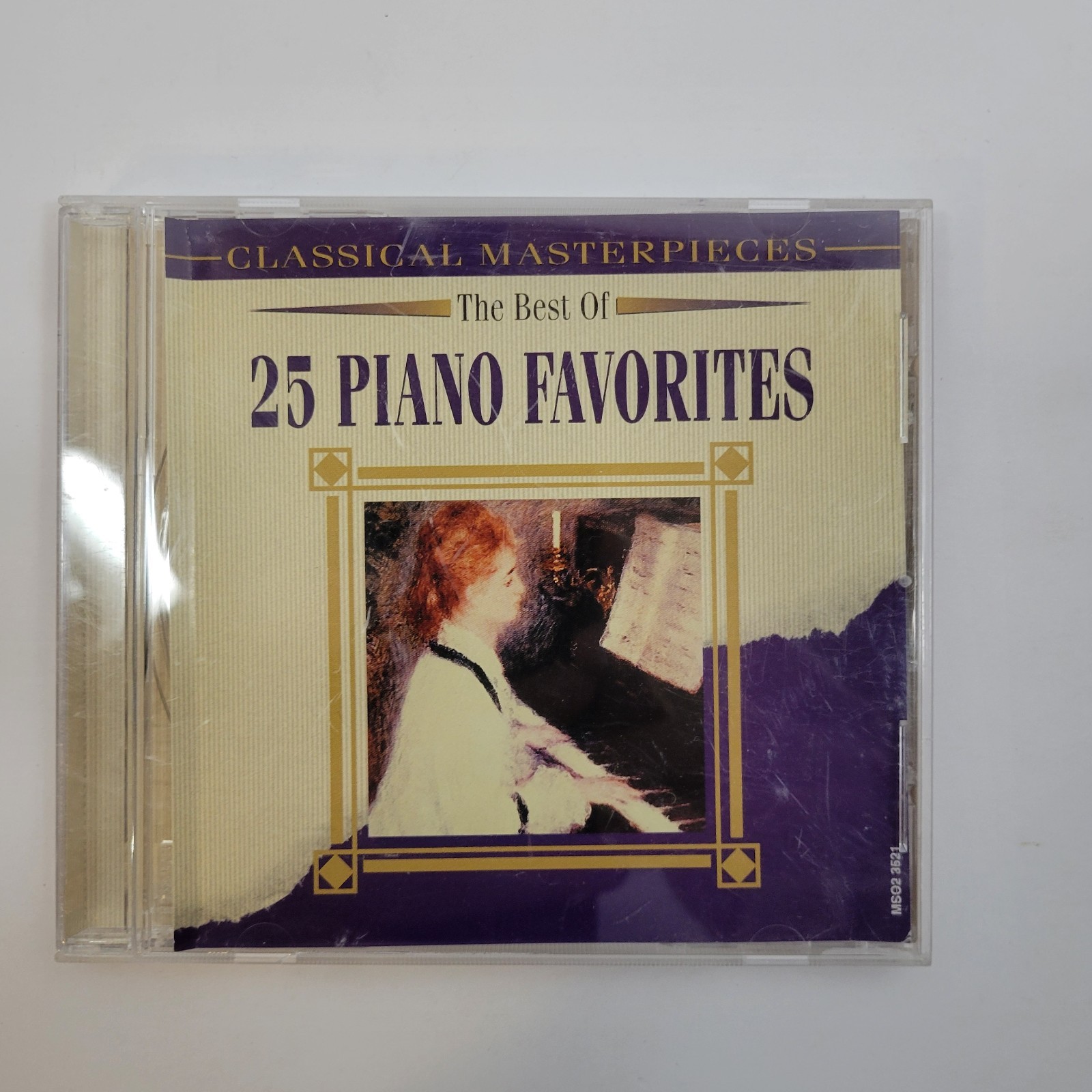 Best of 25 Piano Favorites by Various (CD, 2001) (Very Good)