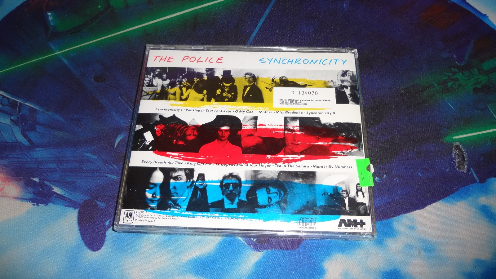 The Police – Synchronicity CD 1983 A&M Records New Wave Rock Pop used good