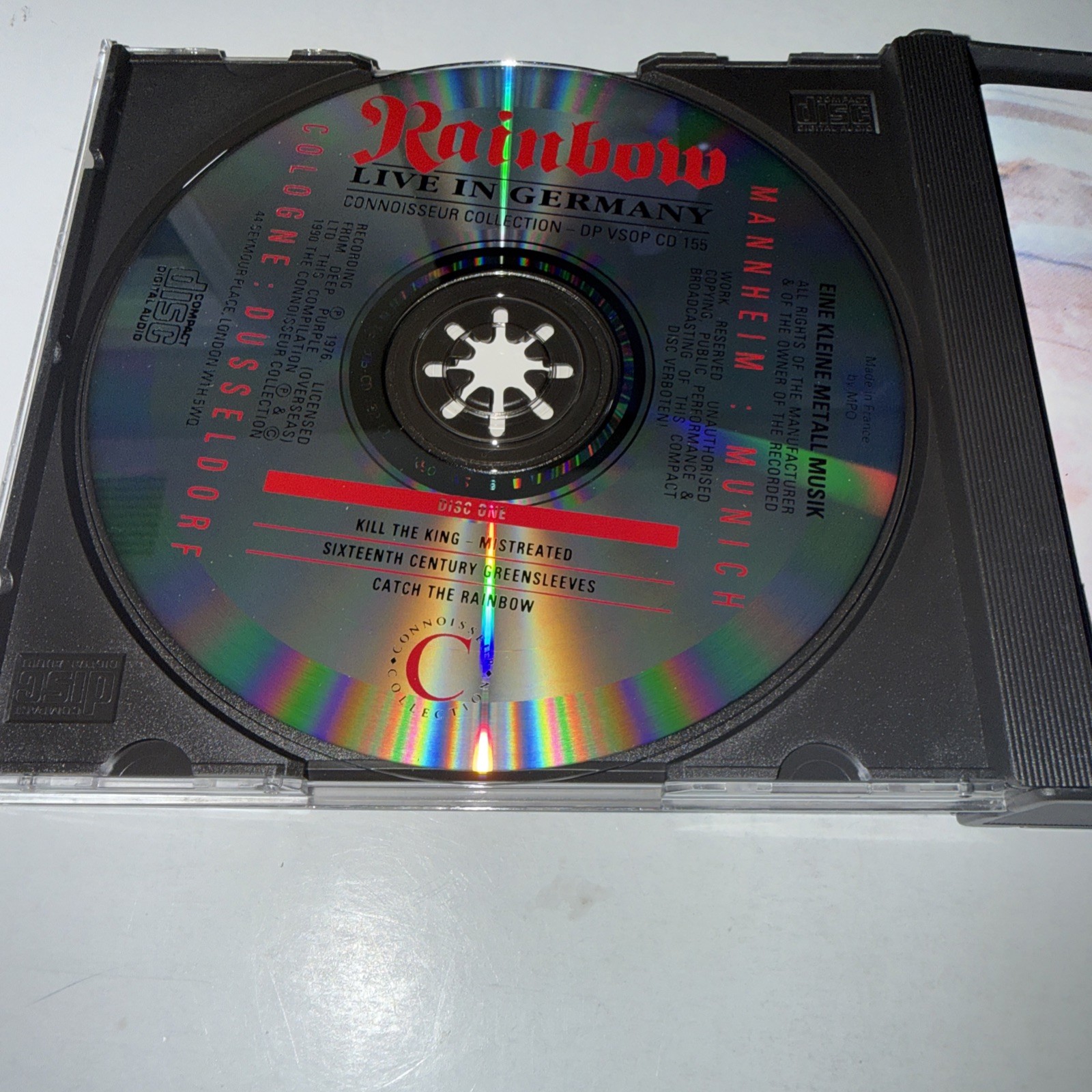 Rainbow Live In Germany 1976 2-CD Box Set 1990 UK Press Fat Box Deep Purple Dio