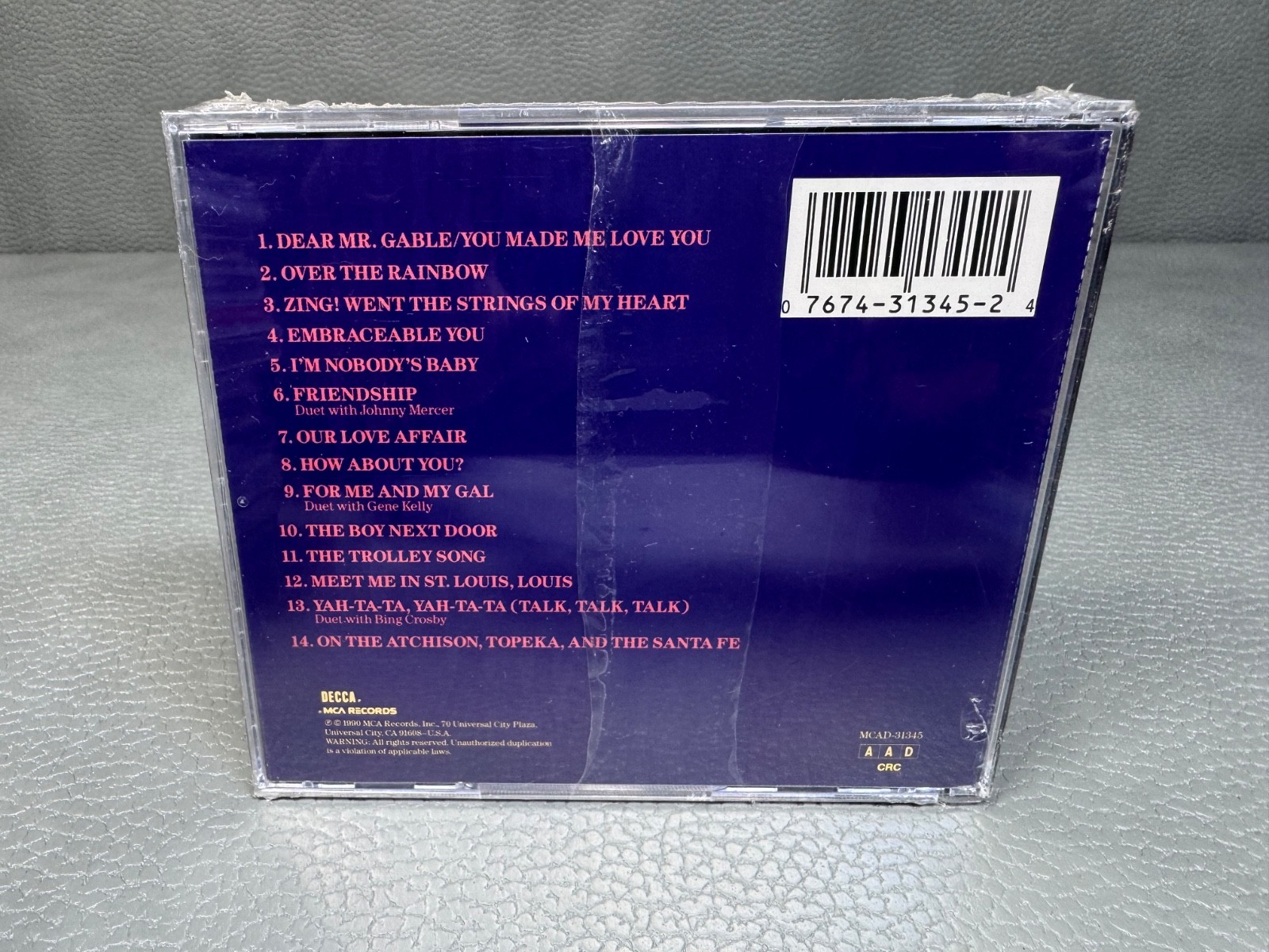 Judy Garland The Best of the Decca Years Volume One Hits CD