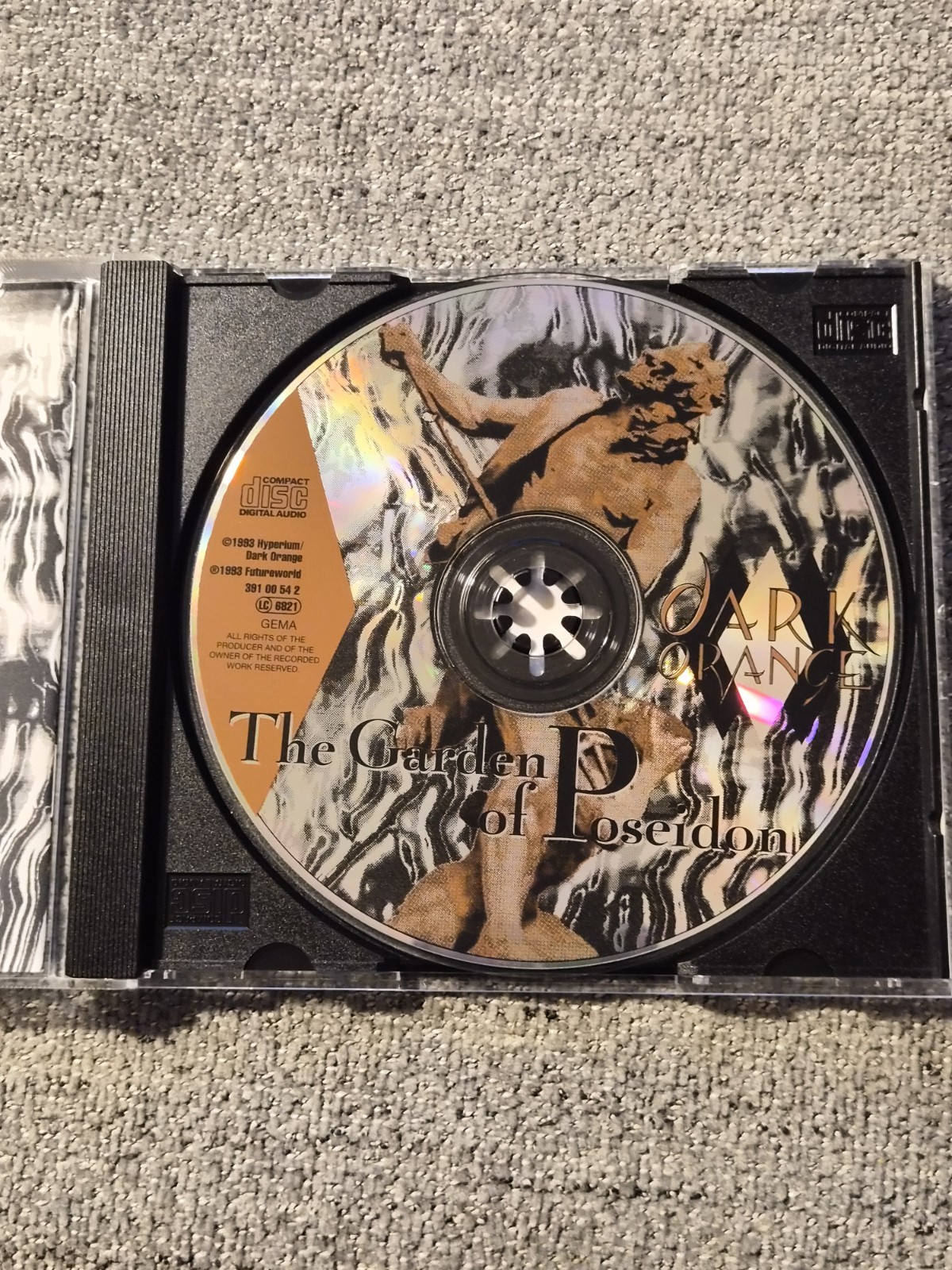 (652) Dark Orange The Garden Of Poseidon CD 1993 Hyperium Ambient Germany