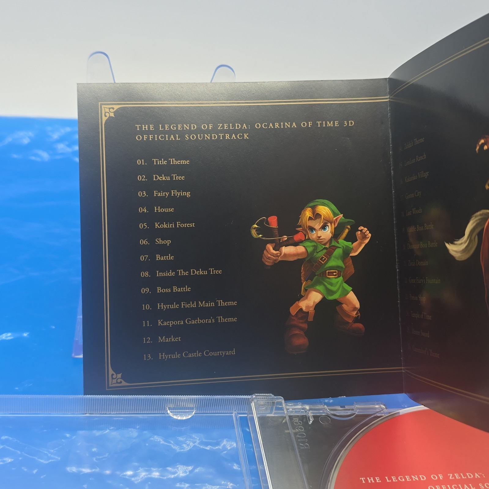 Legend of Zelda Ocarina of Time 3D Official Soundtrack CD Club Nintendo 2011