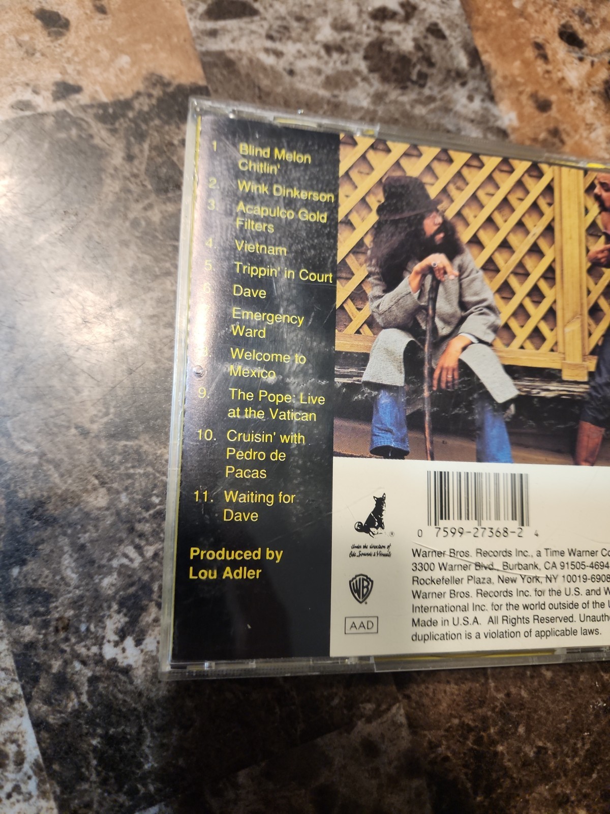 Cheech & Chong by Cheech & Chong (CD, 1991) Untested And Scratched