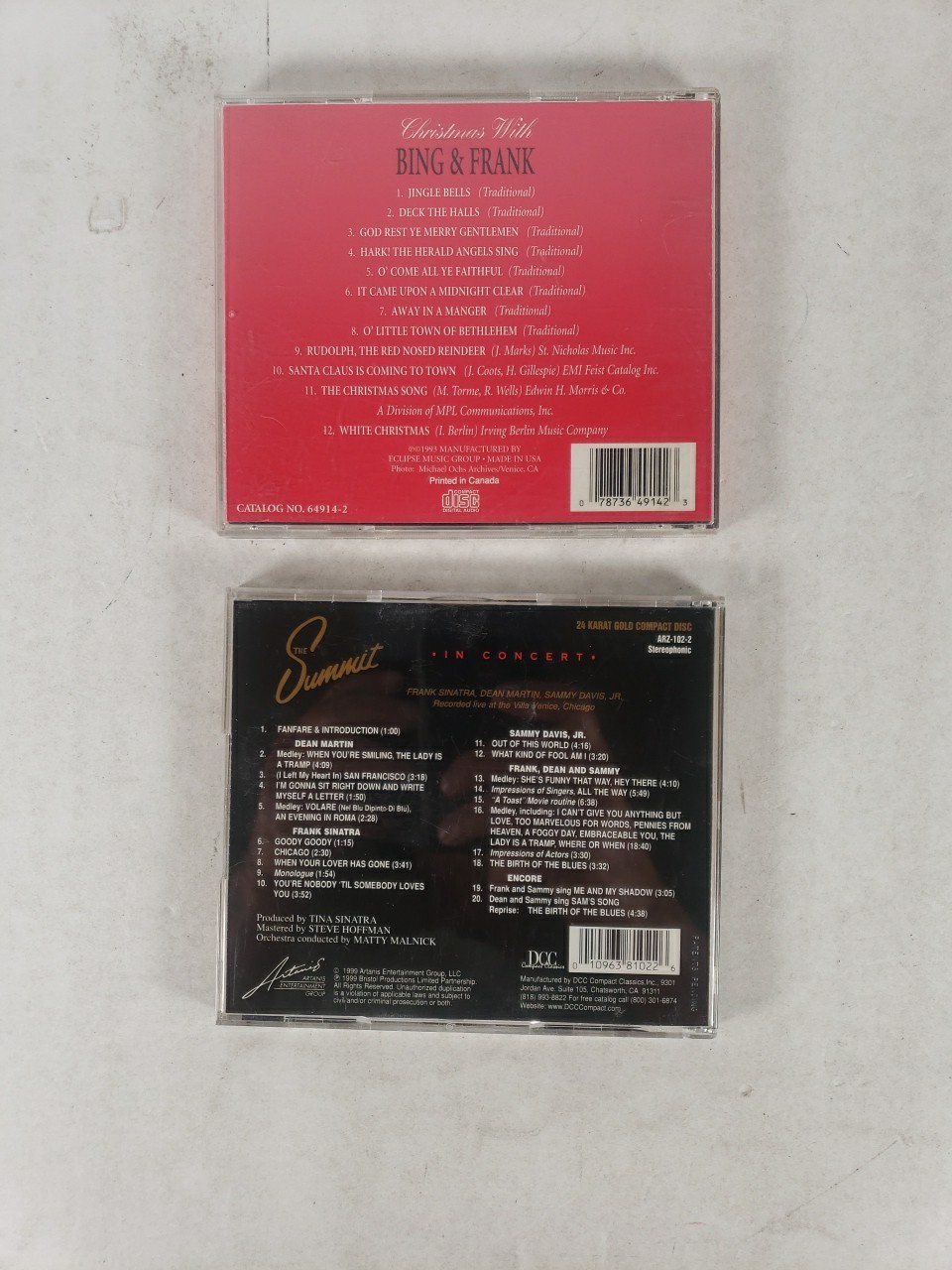 Frank Sinatra (16 CD Lot) Vegas Shows, Bing Crosby, Tommy Dorsey