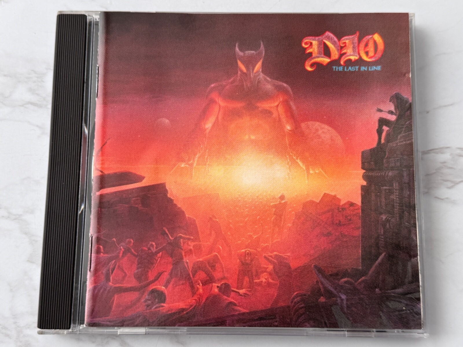 Dio The Last In Line CD TARGET DISC! WEST GERMANY Warner 9 25100-2 Rainbow RARE!