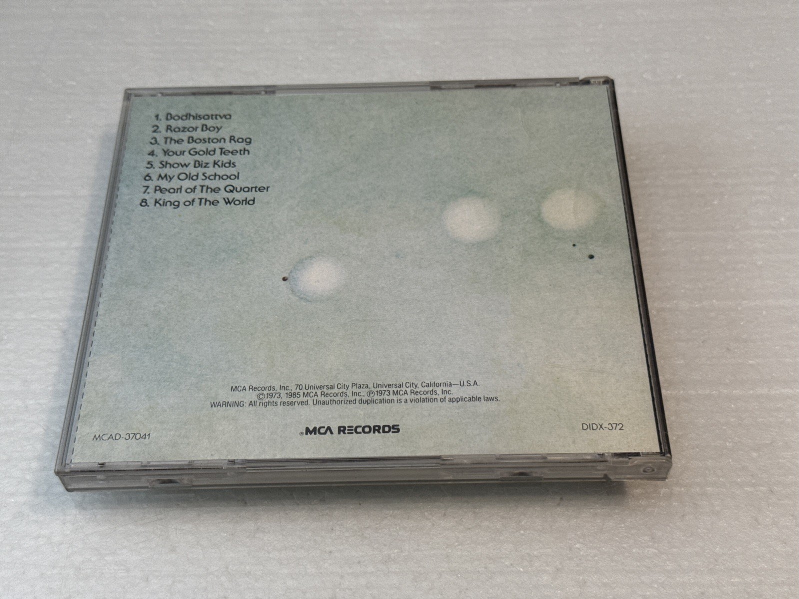 STEELY DAN Countdown to Ecstasy Japan for US MCA Cd MCAD-37041 Smooth Edge Case