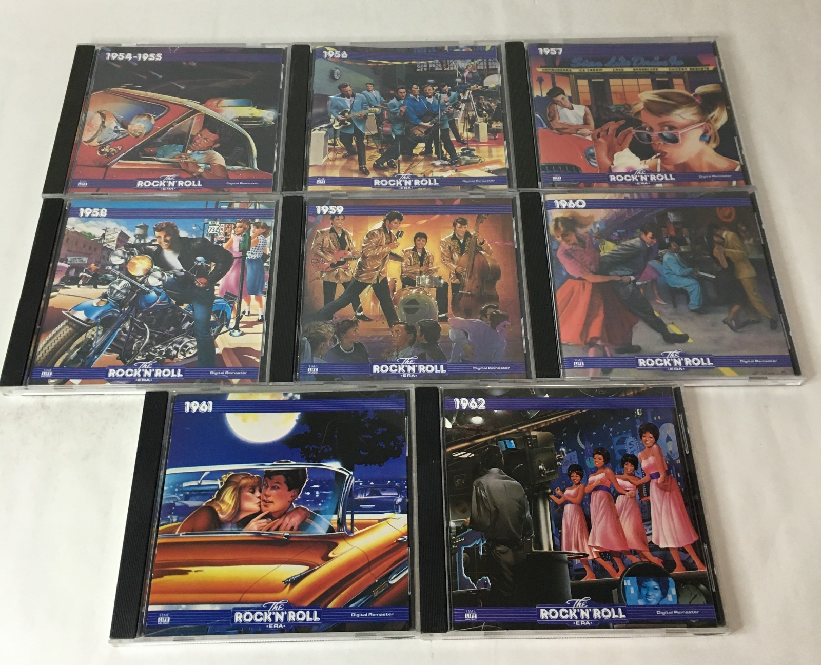 Time Life Music The Rock N Roll Era Lot of 8 - 1950's 1960's