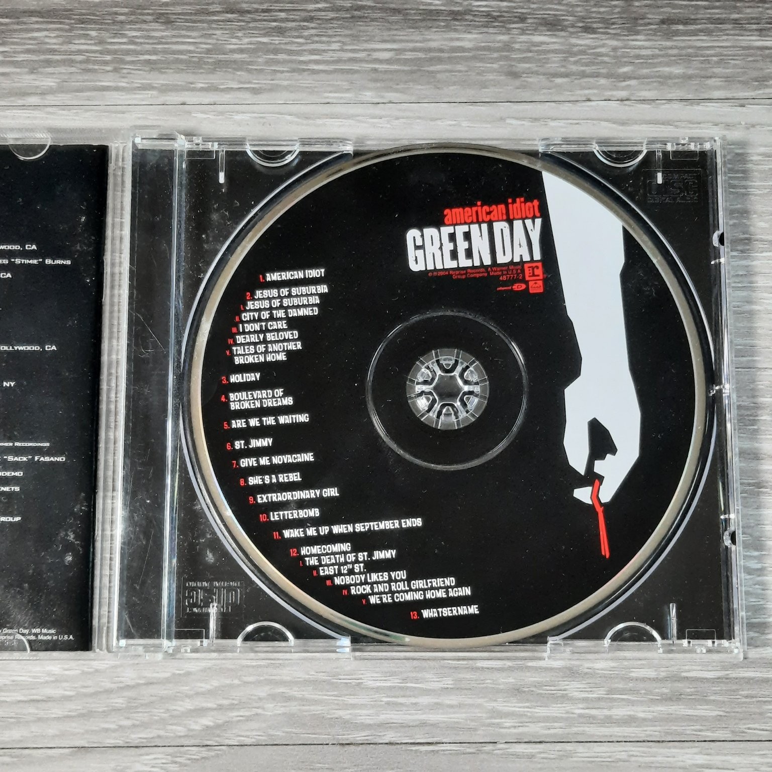 Green Day – American Idiot CD 2004 Enhanced Punk Rock Reprise Records