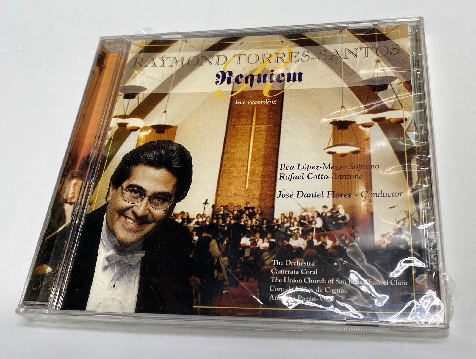 Raymond Torres-Santos Requiem Live Recording Music CD New Sealed Free Shipping.