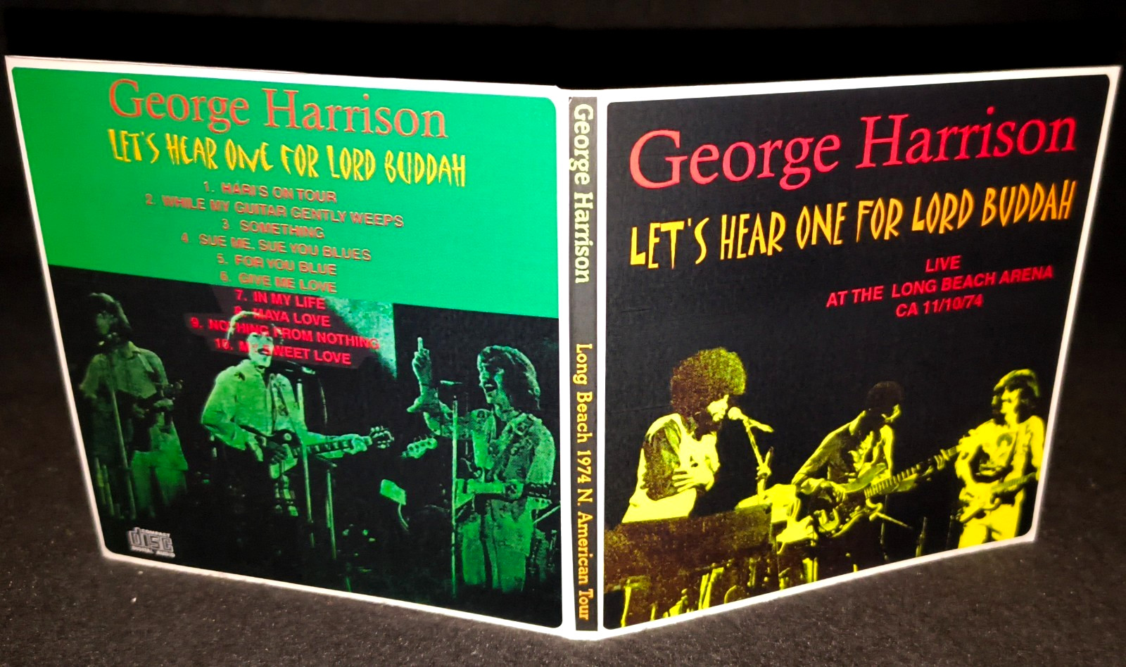 George Harrison Long Beach 1974 Gate Fold CD Package NEW