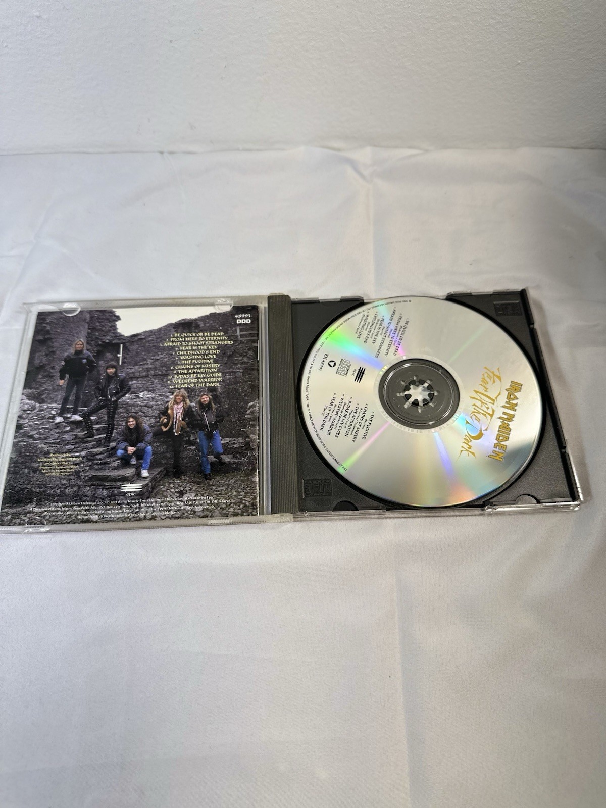 Iron Maiden Fear of the Dark (CD, Epic Records, 1992)
