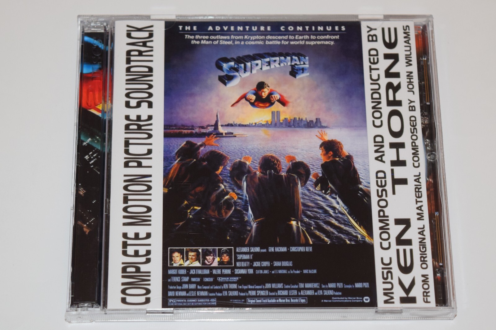 Superman II 2 Complete Score Soundtrack Ken Thorne 2-CD Set PROMO 1980 57 tracks