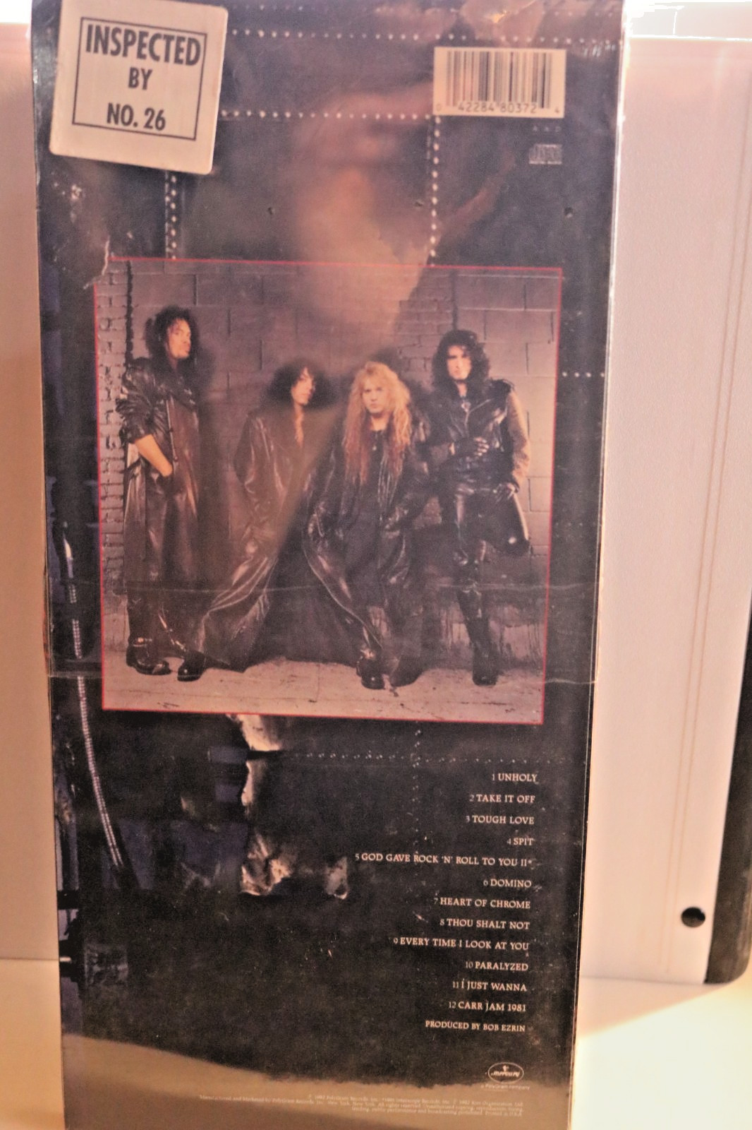 KISS CD REVENGE Rare Longbox Factory Sealed 1st Album after Eric Carr Passing