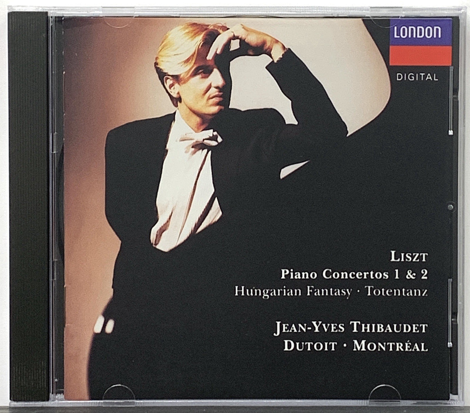 Liszt: Piano Concertos Nos 1 & 2 Hungarian Fantasy Totentanz CD 1991 Decca *Mint