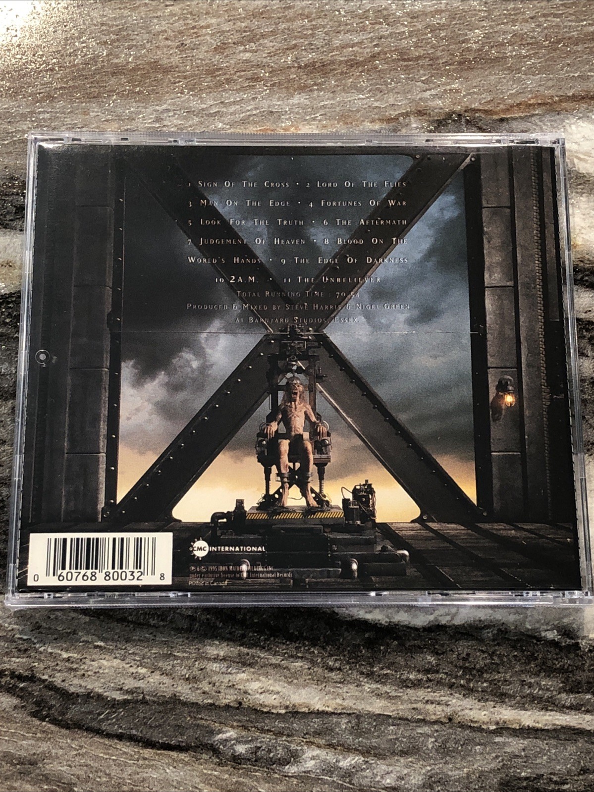Iron Maiden X Factor 1995 CD CMC First Edition Blaze Bayley Like New