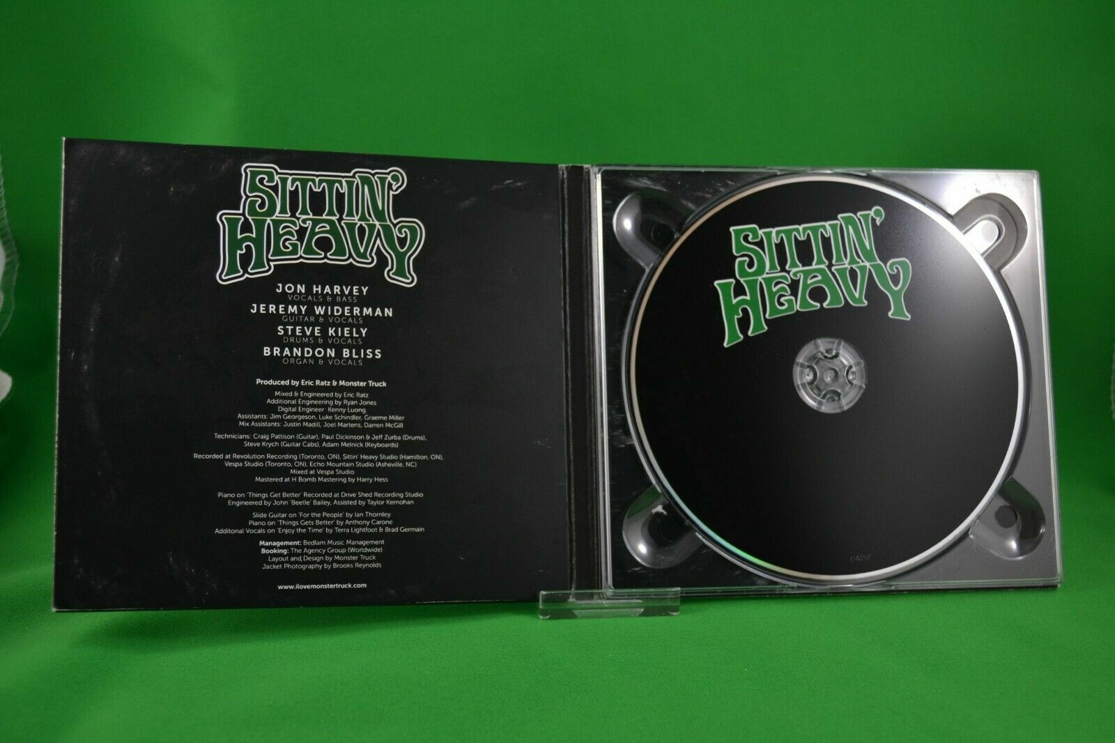 MONSTER TRUCK Sittin' Heavy [Digipak] CD 2016 Dine Alone SIGNED AUTOGRAPHED