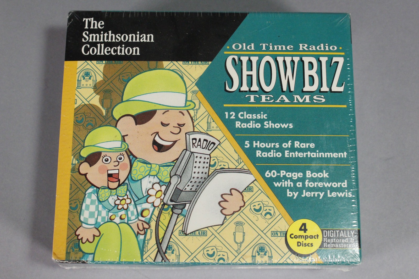 The Smithsonian Collection Old Time Radio Show Biz Teams 4 CD Set - Sealed