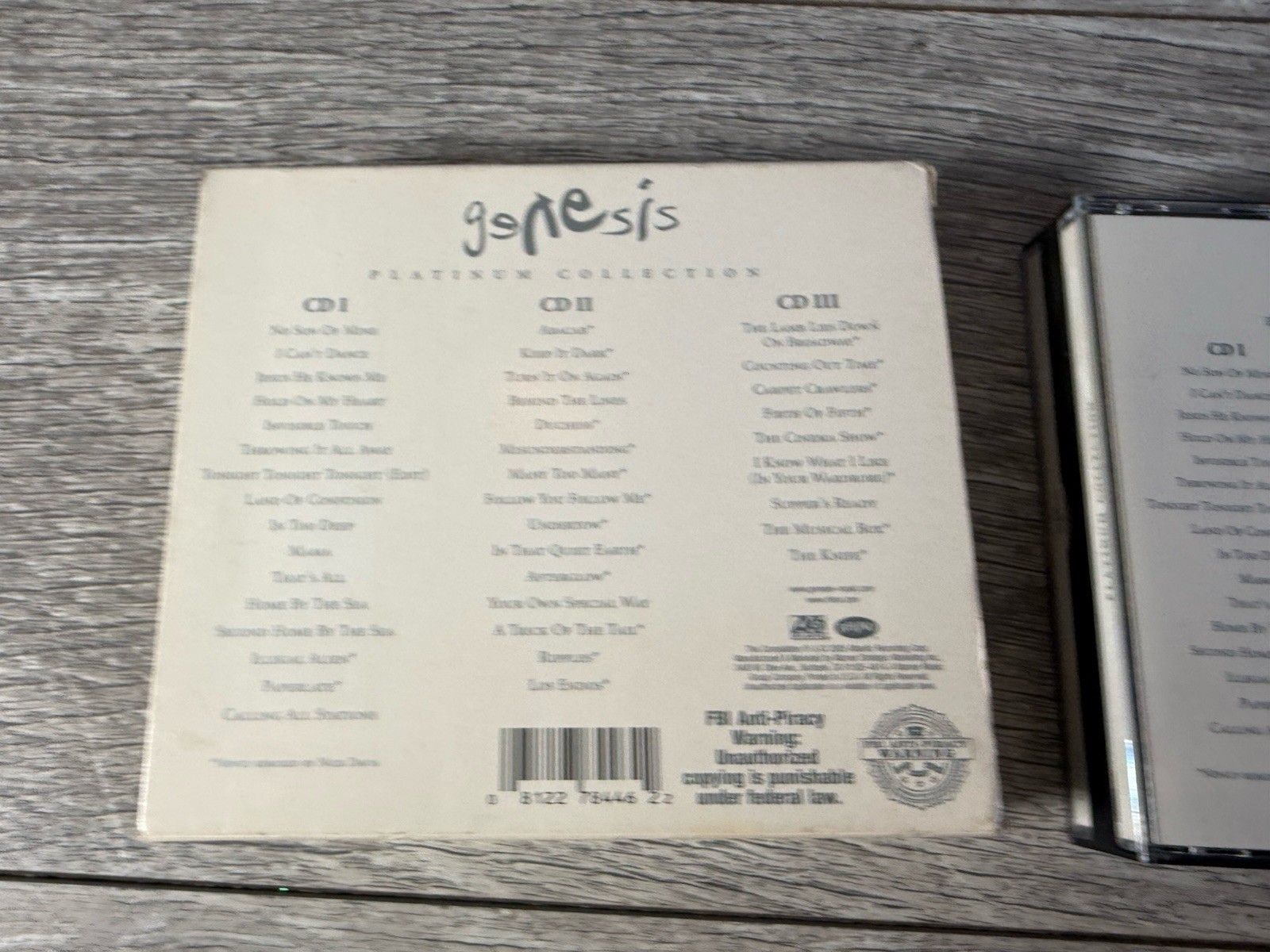Platinum Collection by Genesis (UK) (CD, Sep-2005, 3 Discs, Rhino (Label))