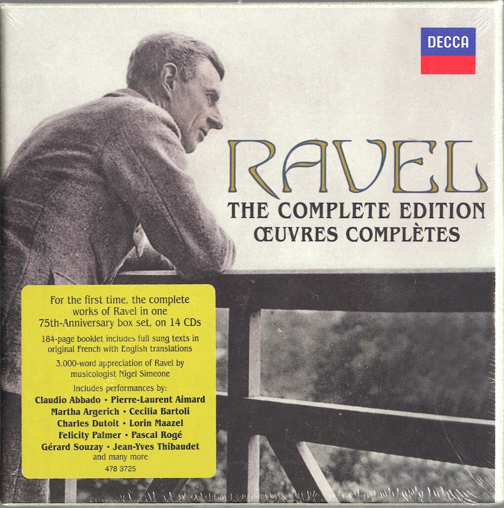 Ravel "The Complete Edition" Variuos Artists, Decca 14 CD Box Set, NEW, SEALED!