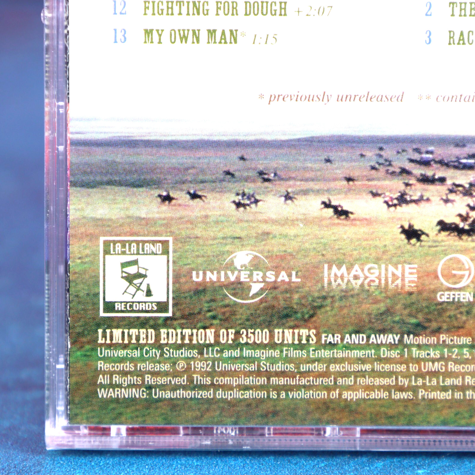 John Williams Far And Away Soundtrack 2CD LE 3500 La-La Land Records 2020 Sealed