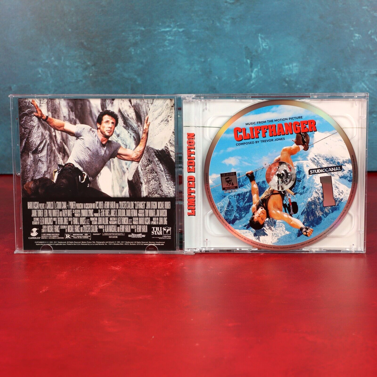 Cliffhanger Soundtrack 2-CD Set Trevor Jones LE 2000 La-La Land Records 2017