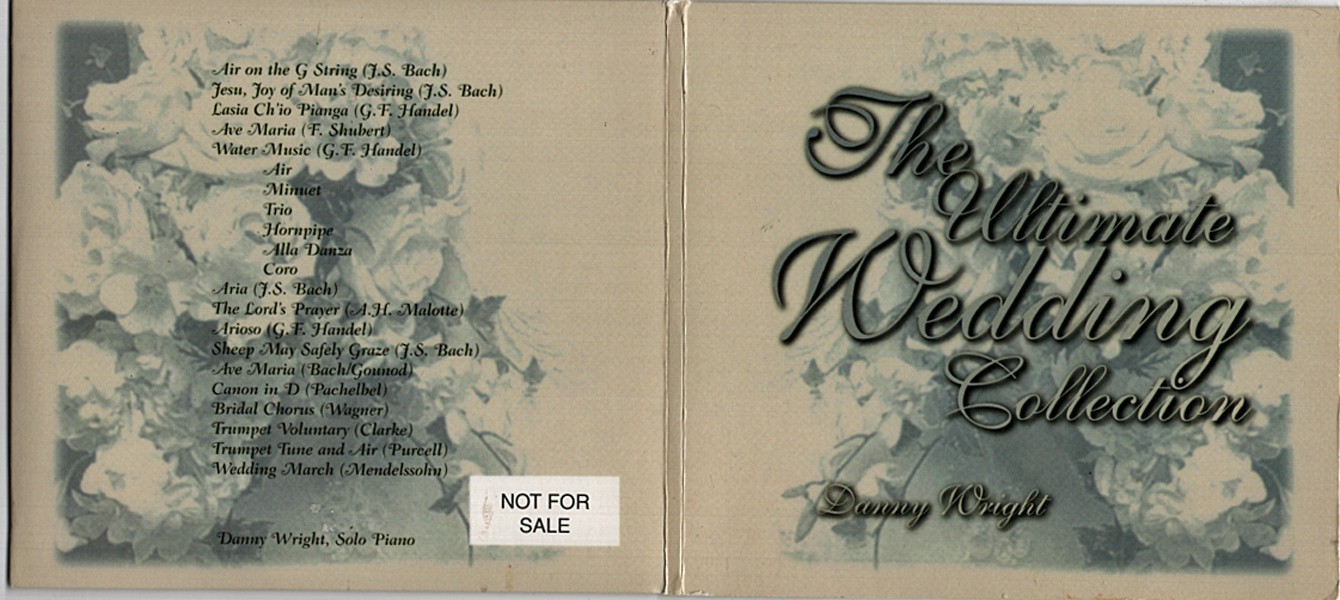 The Ultimate Wedding Collection - Promo ~ Danny Wright ~ Classical ~ CD ~ Good