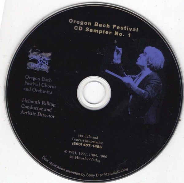 Oregon Bach Festival - CD Sampler No. 1 - (CD, ) (Mint (M))