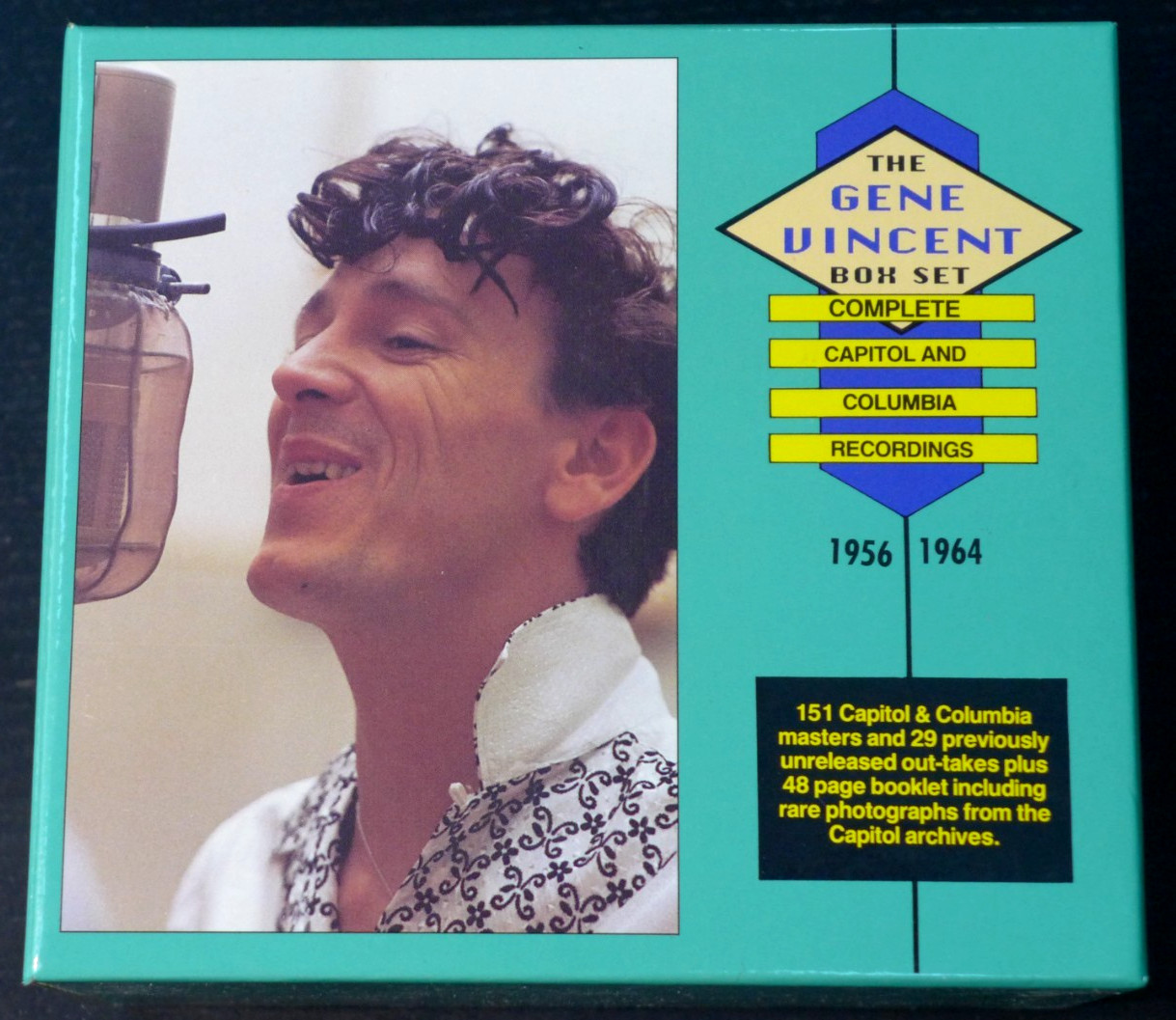 THE GENE VINCENT 6CD BOX SET COMPLETE CAPITOL & COLUMBIA RECORDINGS 1956 - 1964