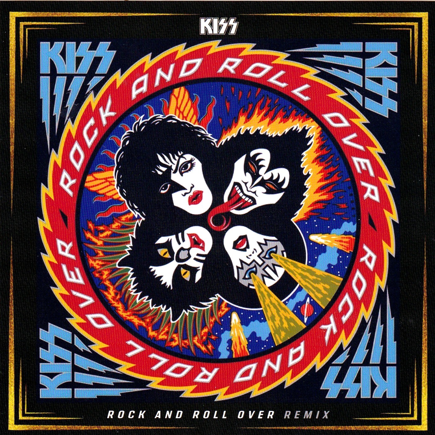 KISS - ROCK AND ROLL OVER REMIX (1 x CD) - RARE JAPANESE DISC !