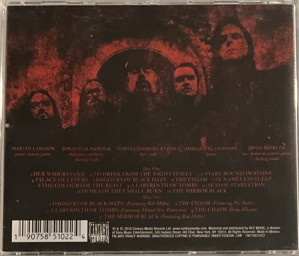 At the Gates - To Drink from the Night Itself CD 2018 Century Media – 190758510