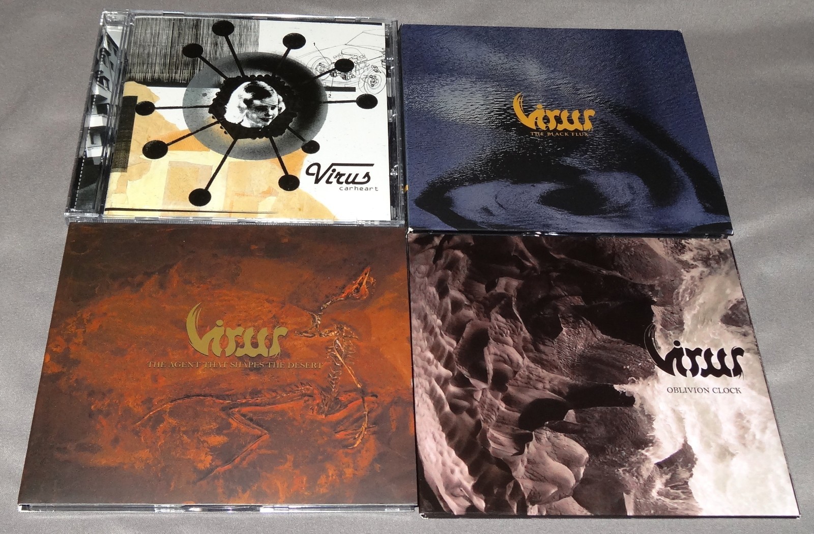 VIRUS 4 CD Lot 2003-2012 Norway Avantgarde Metal Ved Buens Ende Carheart Etc.